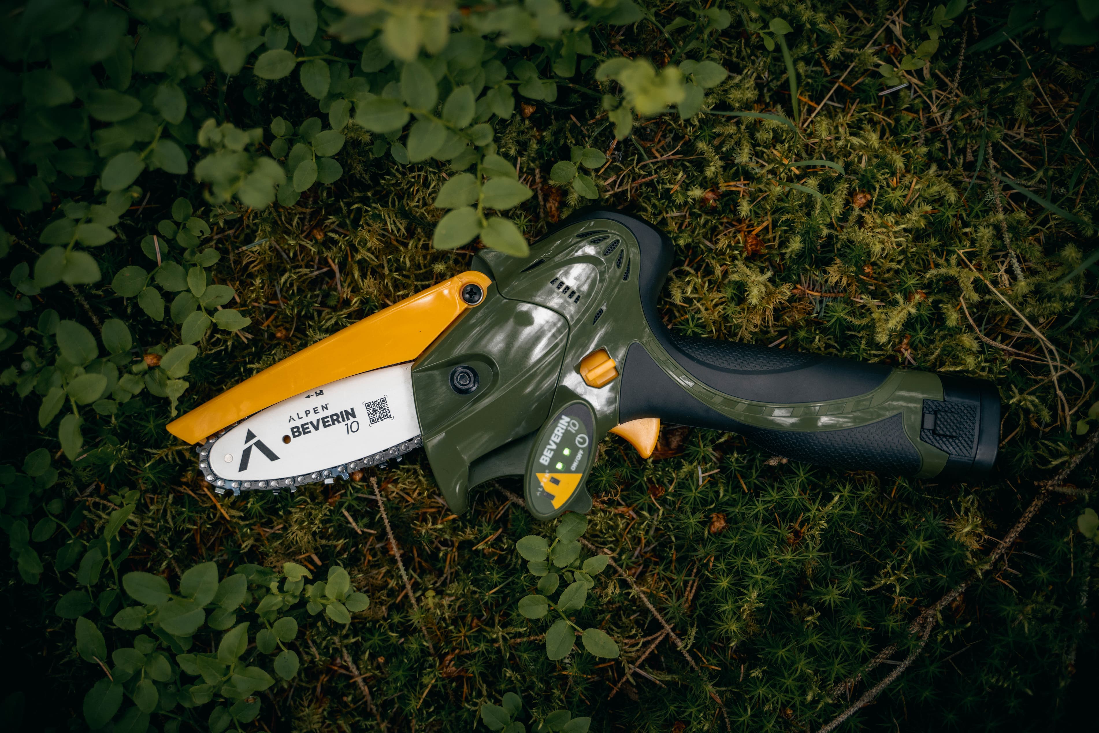 Beverin 10 Naked - Elektrische Mini-Kettensäge mit Koffer und Zubehör