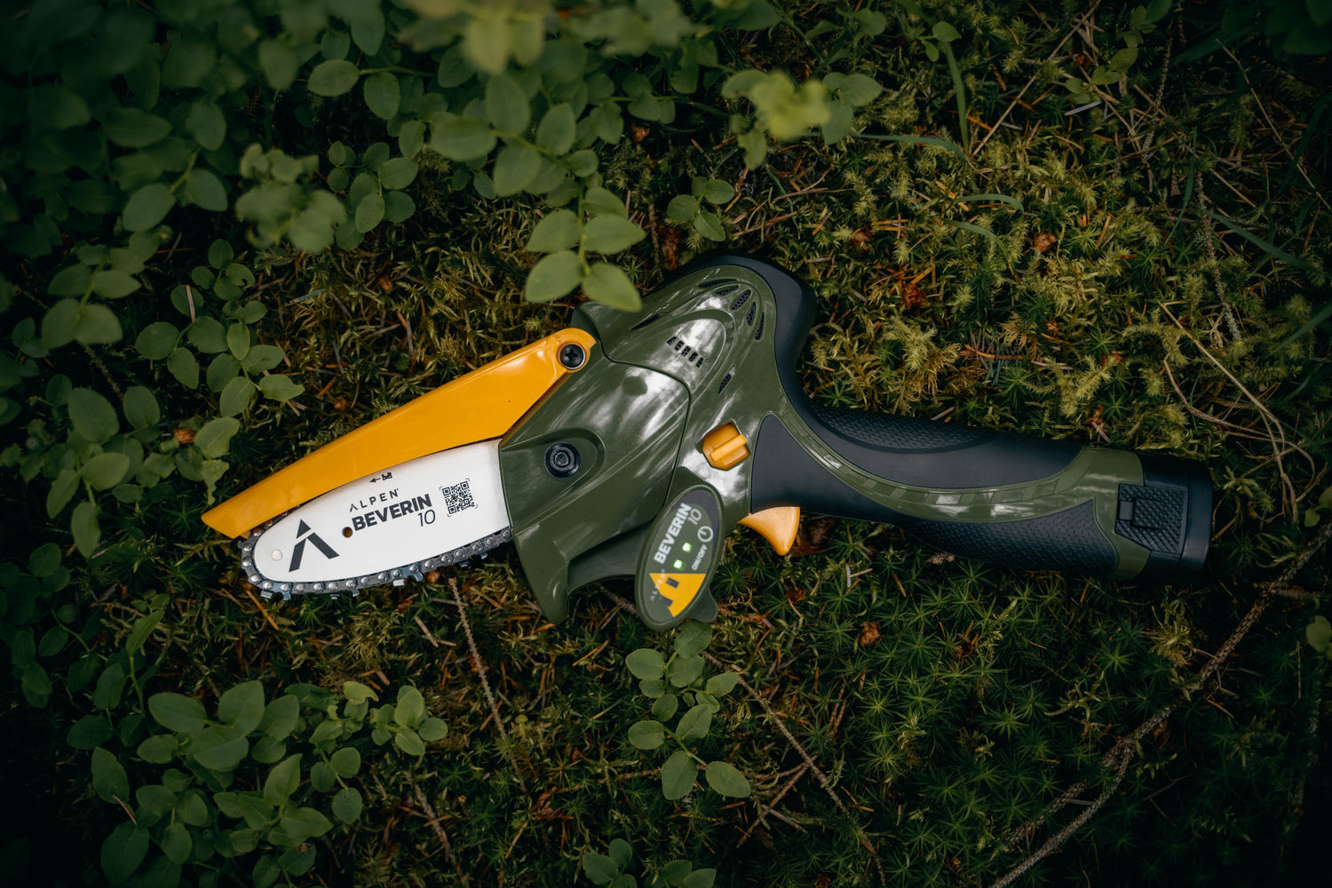 Beverin 10 Naked - Elektrische Mini-Kettensäge mit Koffer und Zubehör